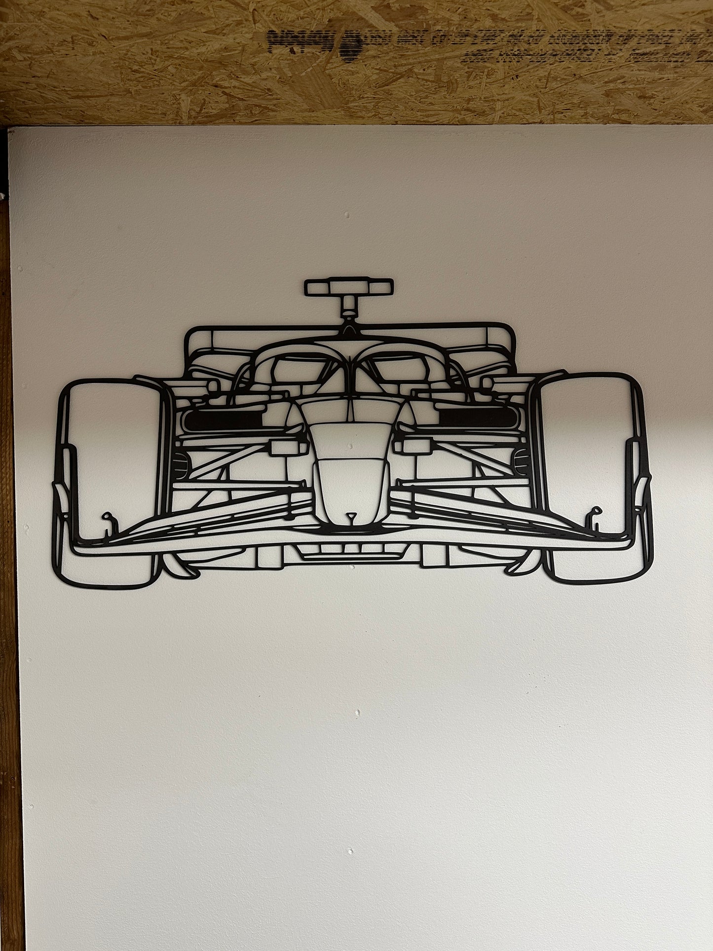 Formule 1 auto front silhouette