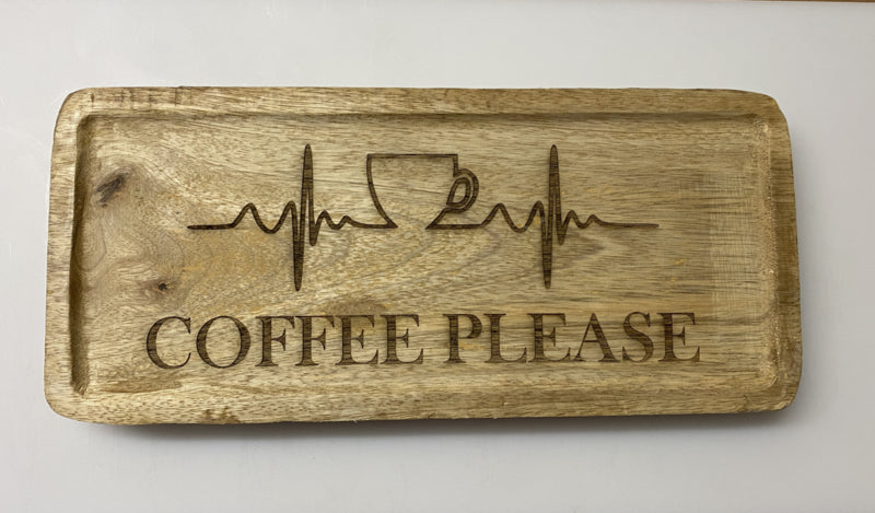 Coffee please serveerplankje