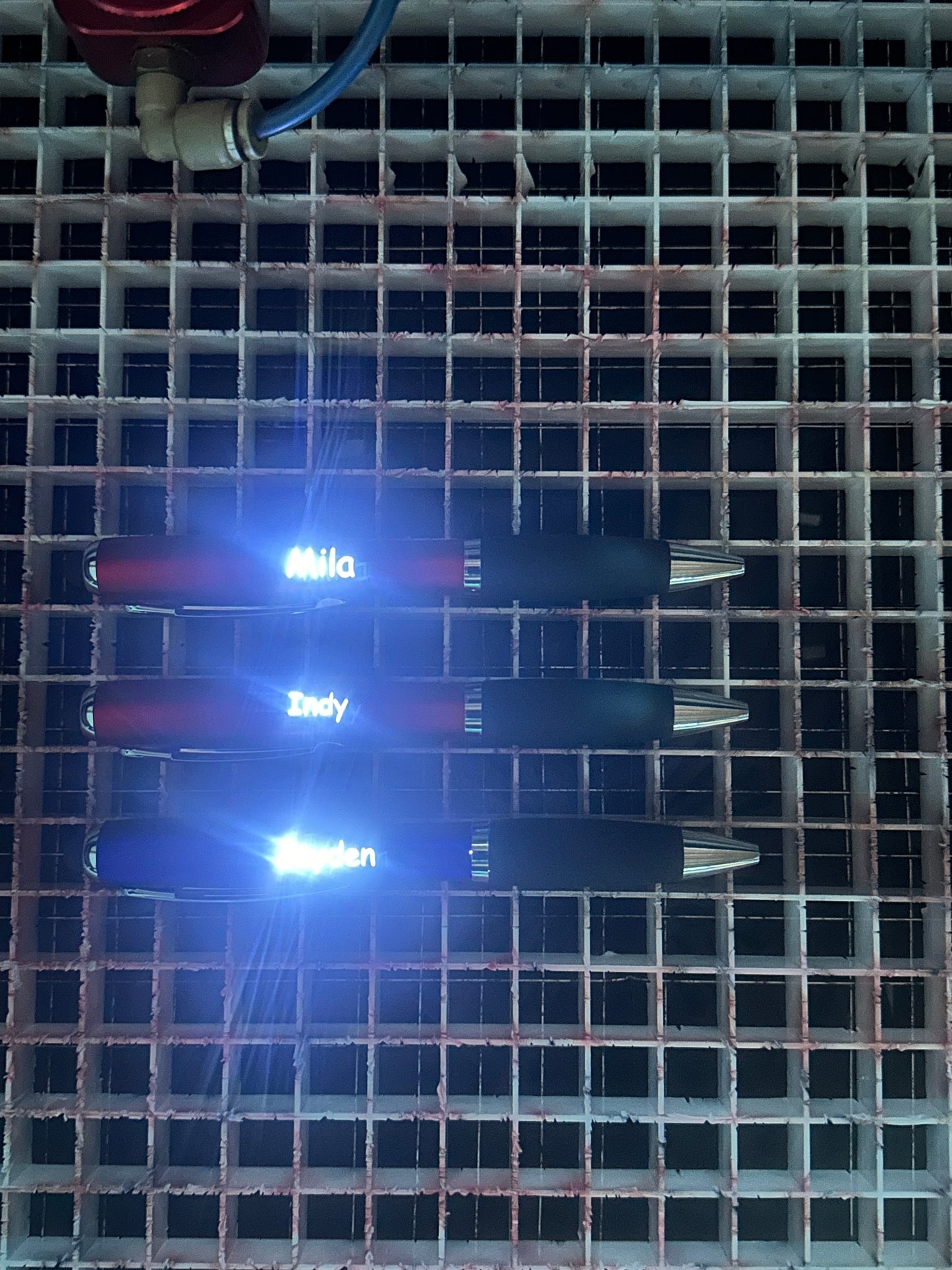 Led verlichte pen met naam/logo Speksnijder Laser Service