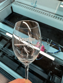 Wijnglas graveren