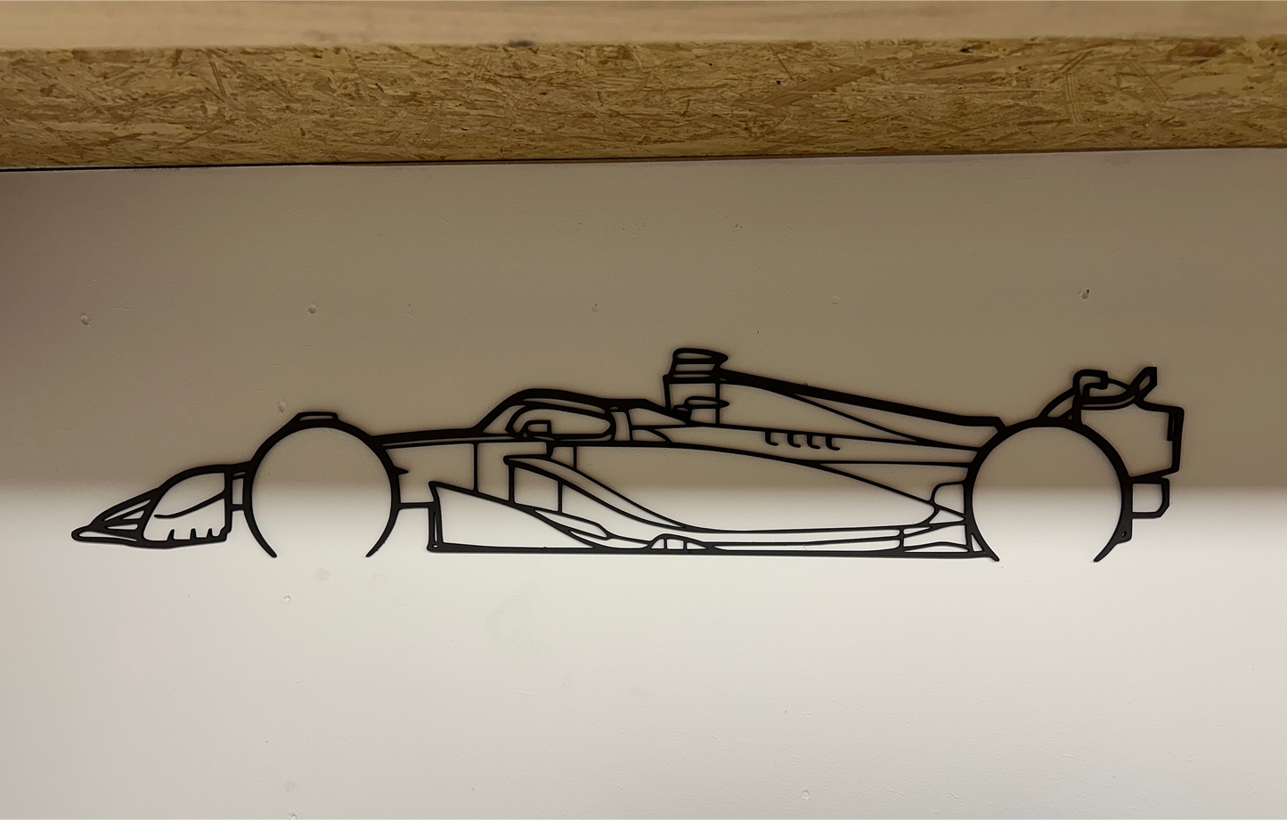Silhouette Formule 1 auto