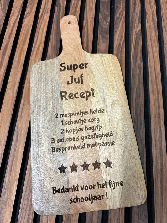 Super Meester recept Speksnijder Laser Service