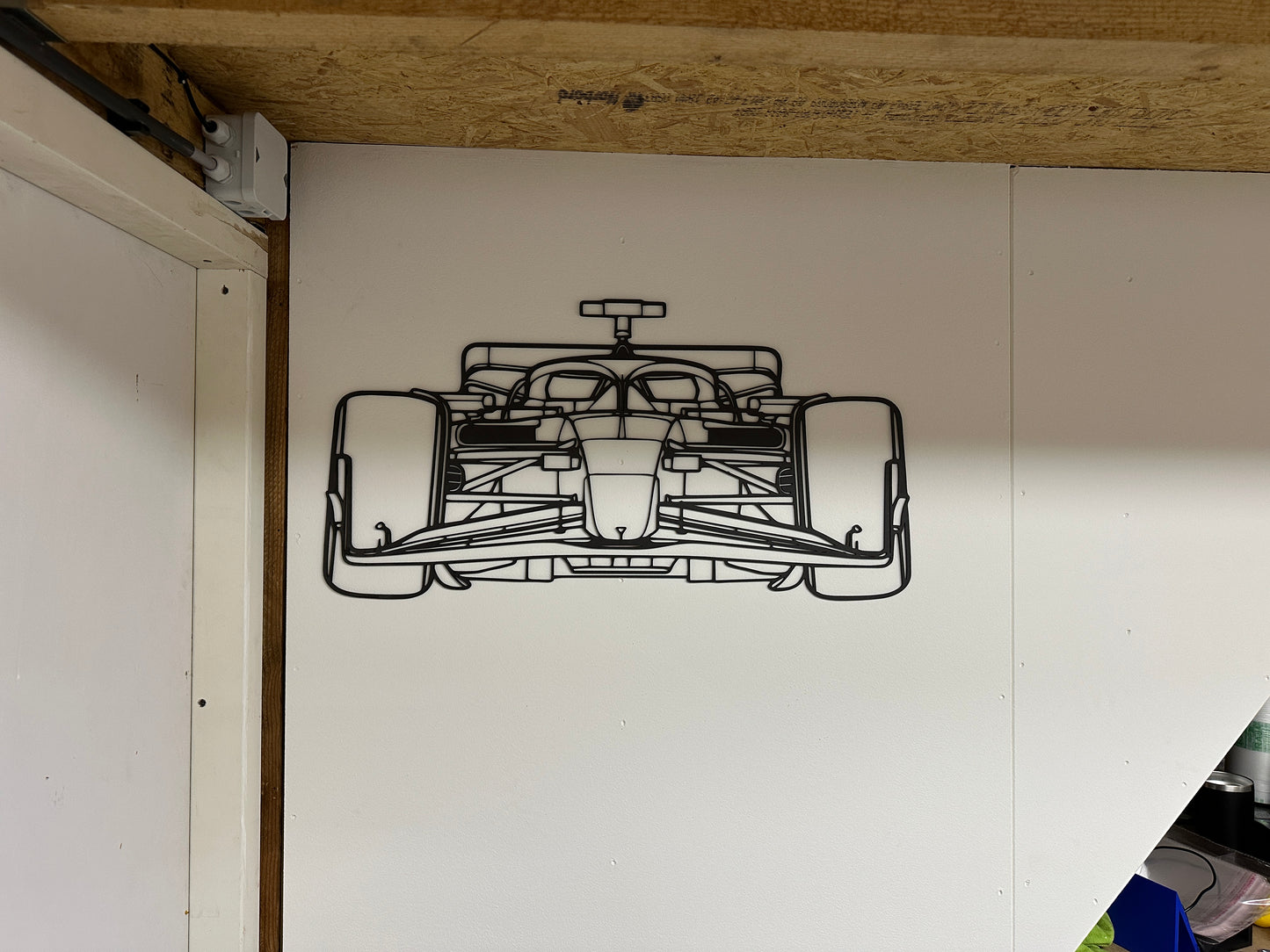 Formule 1 auto front silhouette