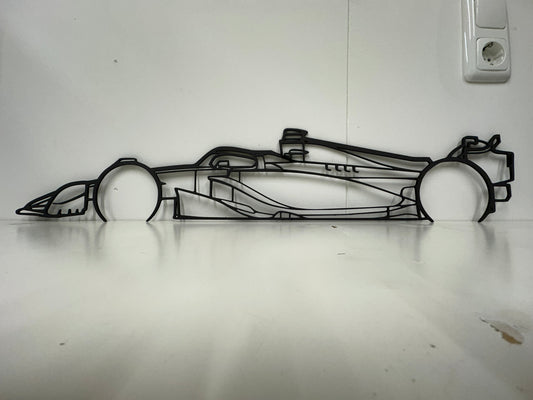 Formule 1 auto lijntekening Speksnijder Laser Service