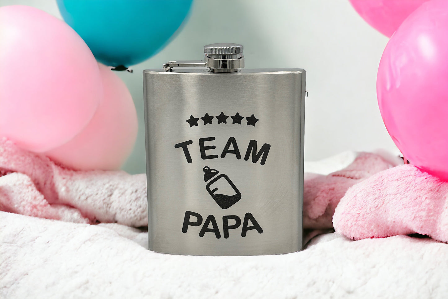 Heupflacon voor papa Speksnijder Laser Service