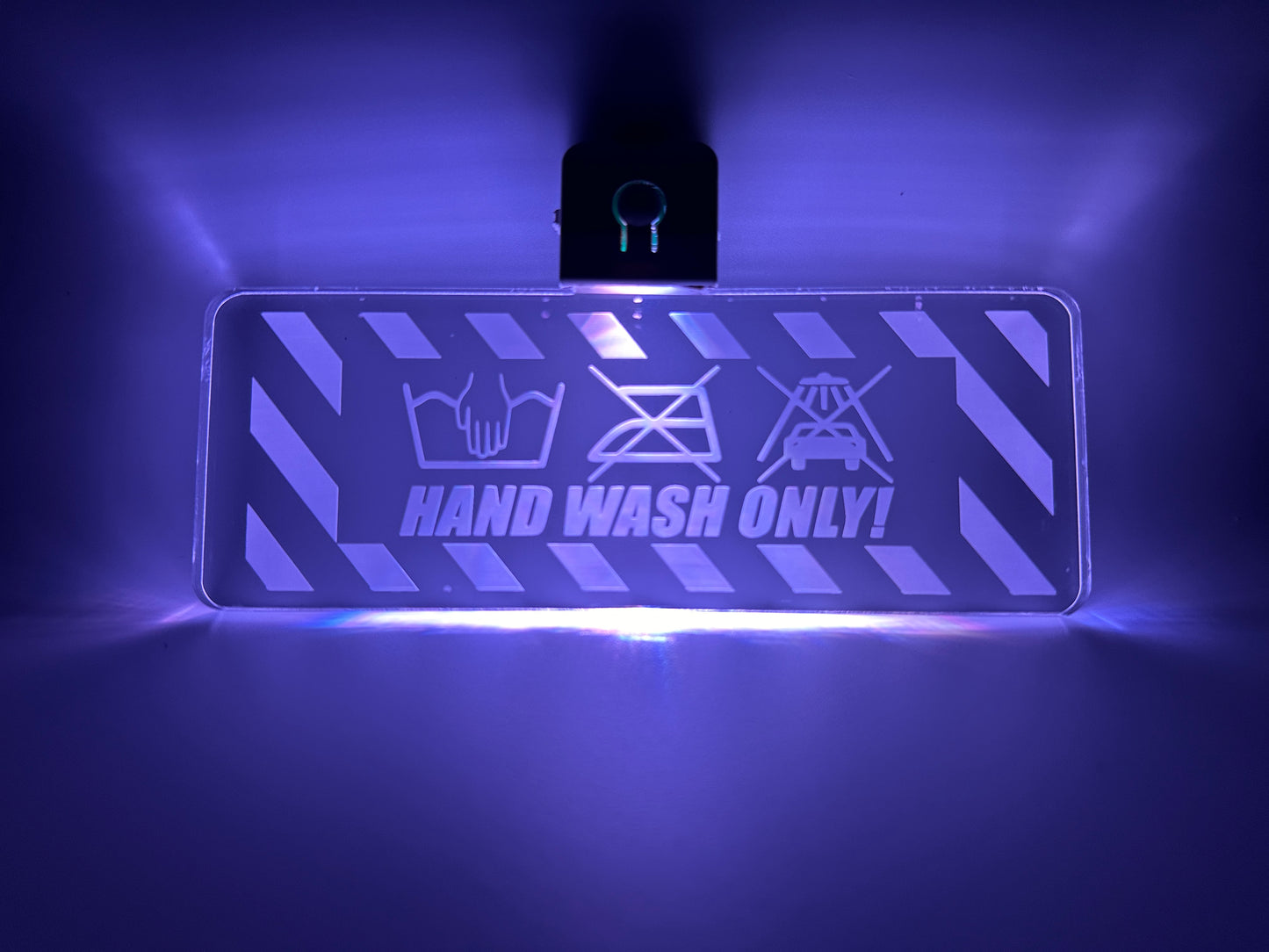 Hand wash only (horizontaal)