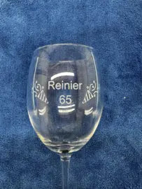 Wijnglas graveren Speksnijder Laser Service