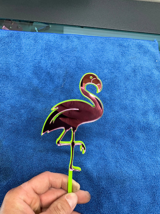 Flamingo topper Speksnijder Laser Service