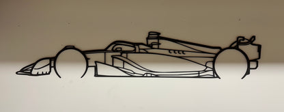 Formule 1 auto lijntekening