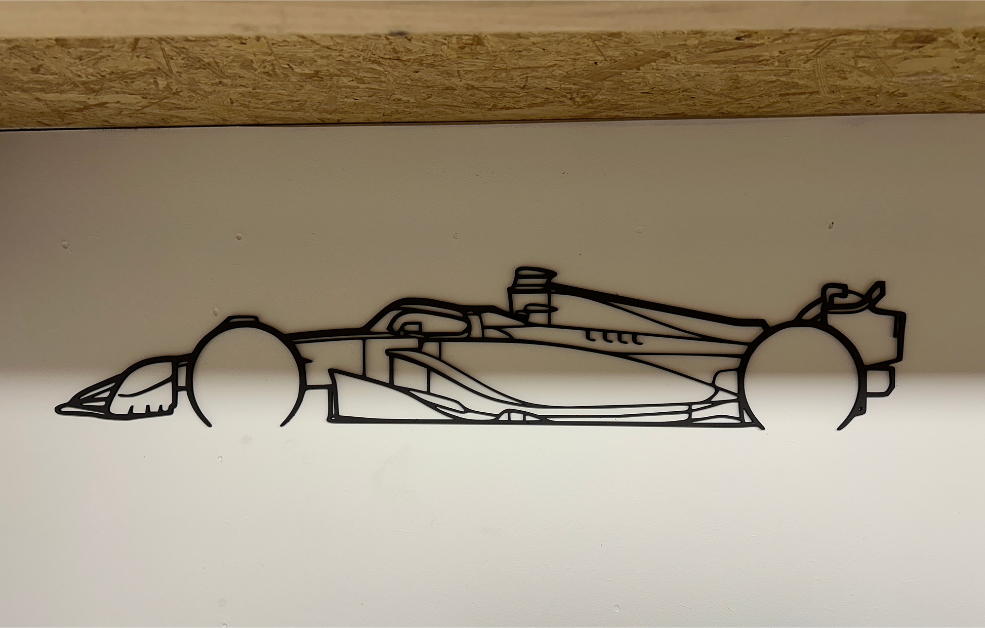 Silhouette Formule 1 auto